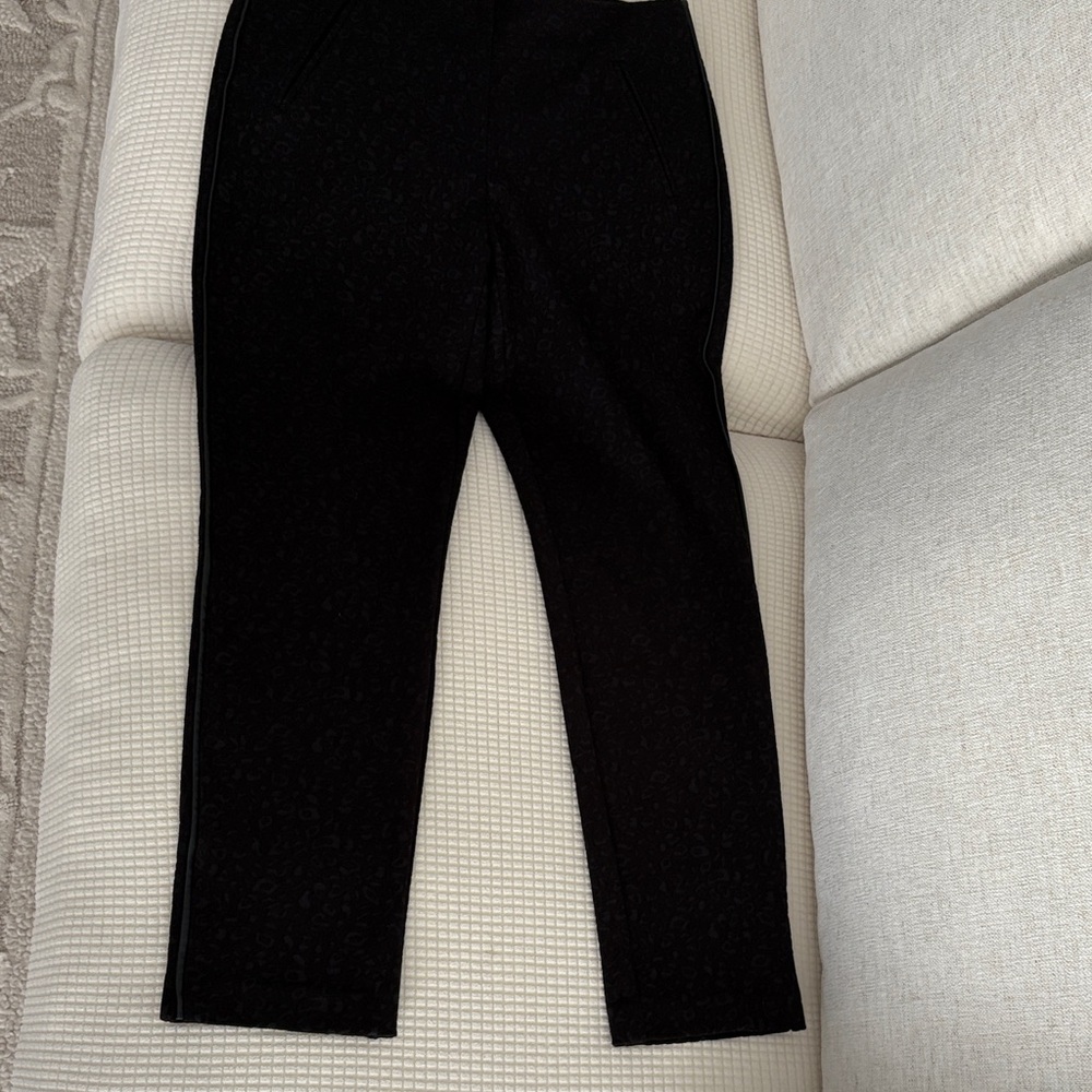 Chico's Black Textured Dress Pantssize 0.5 - Picture 2 of 9